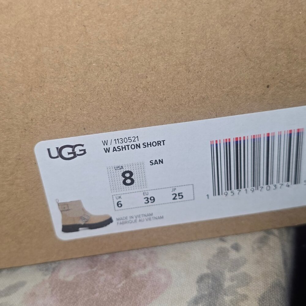 UGG Women's Tan Ankle Boots - Picture 2 of 5